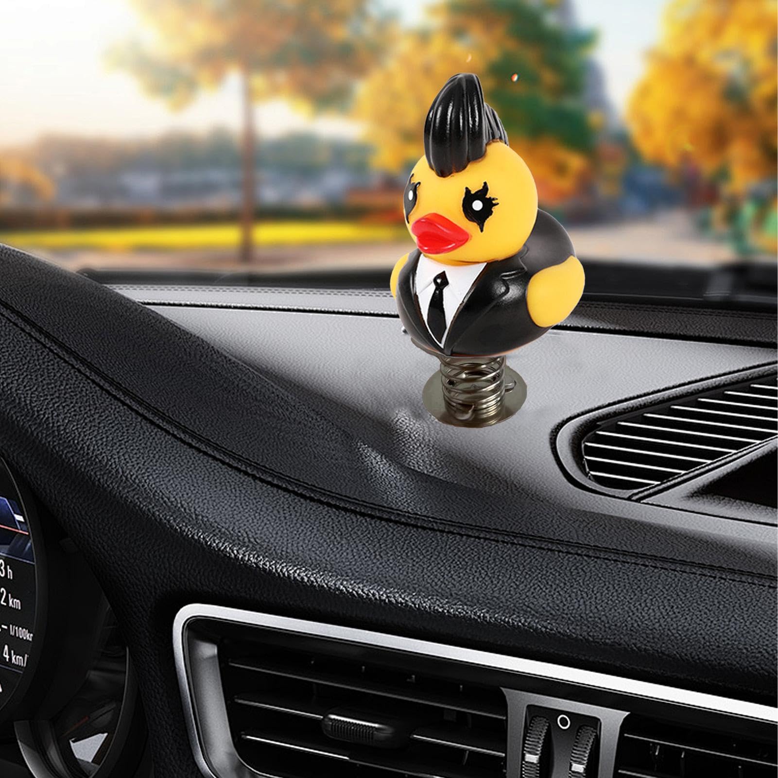 ガラス製アヒル型置物 鳥 アヒル 雑貨 ミニチュア ガラス細工 置物 飾り グラス